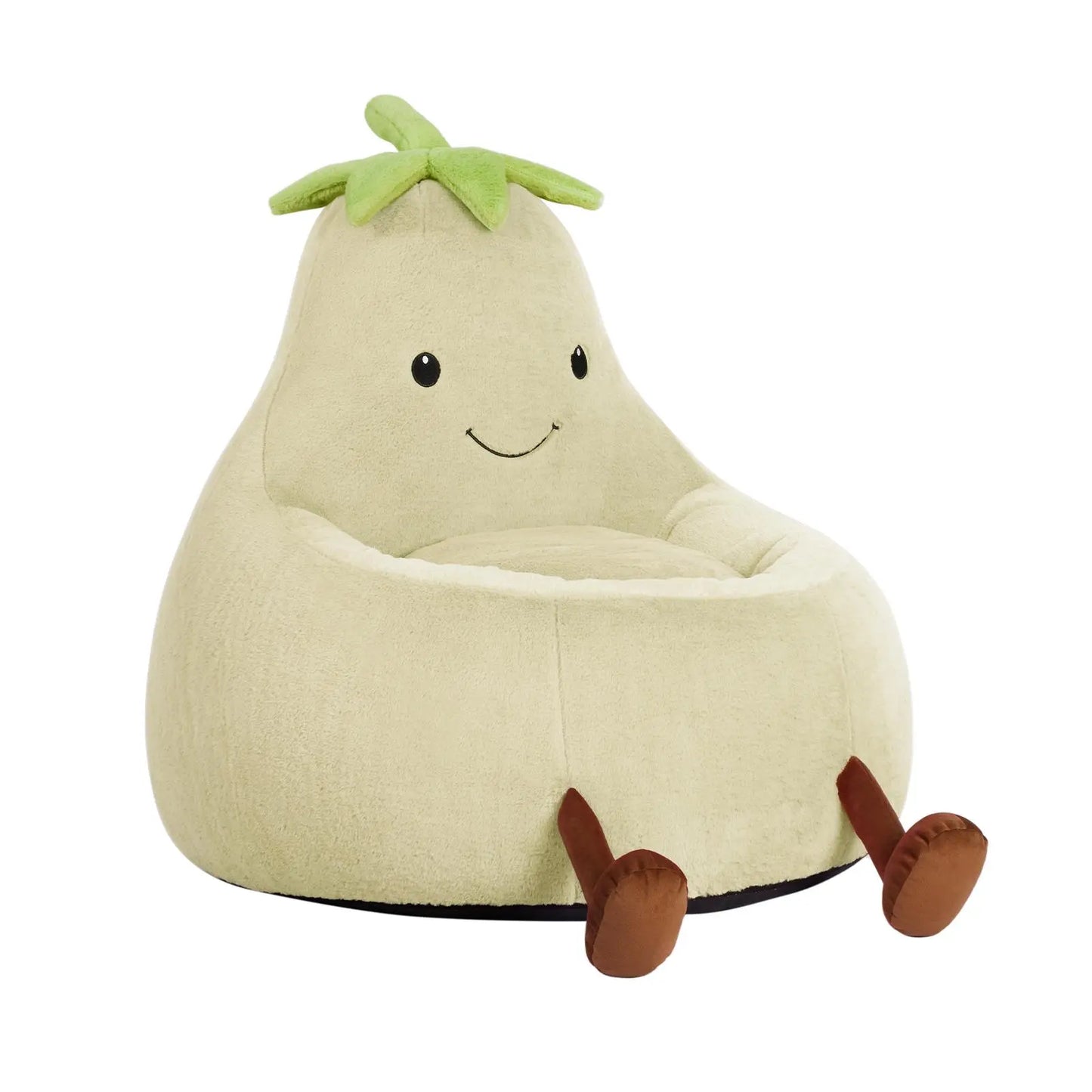 Memory Foam Bean Bag Chair for Kids, Soft Toddler Sofa with High Rebound Foam for Reading & Gaming