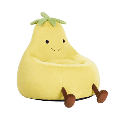 Memory Foam Bean Bag Chair for Kids, Soft Toddler Sofa with High Rebound Foam for Reading & Gaming
