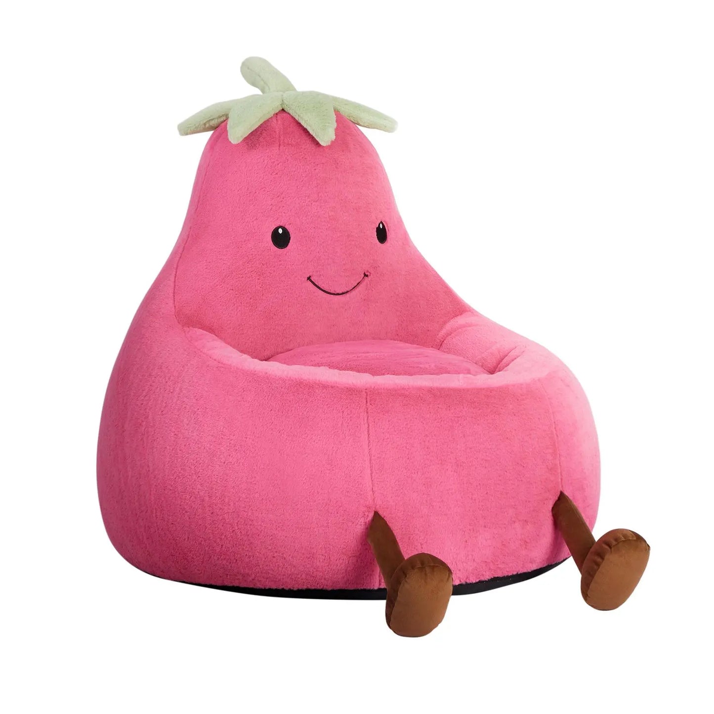 Memory Foam Bean Bag Chair for Kids, Soft Toddler Sofa with High Rebound Foam for Reading & Gaming