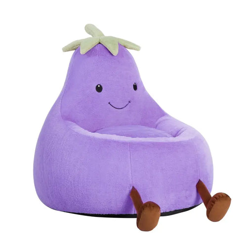 Memory Foam Bean Bag Chair for Kids, Soft Toddler Sofa with High Rebound Foam for Reading & Gaming